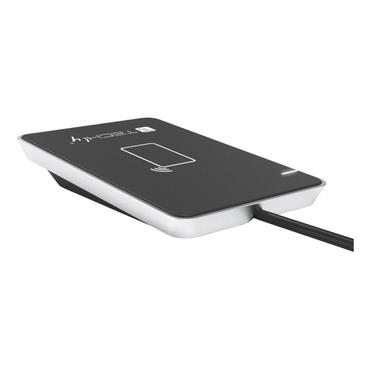 Techly I-CARD CAM-CIE RFID-læser USB Sort, Sølv
