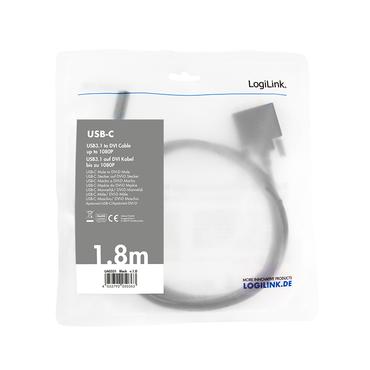 LogiLink UA0331 USB grafisk adapter Sort