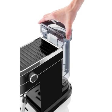 ETA Storio 6181 90020 - kaffemaskin med mj&ouml;lkskummare - 20 bar - svart