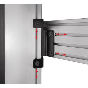 B-TECH System X BT8380-JPK/B - komponenter til montering - sort