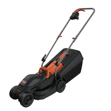 BLACK + DECKER Lawnmower BEMW351, 32cmÃÂ (black / orange, 1,000 watts)