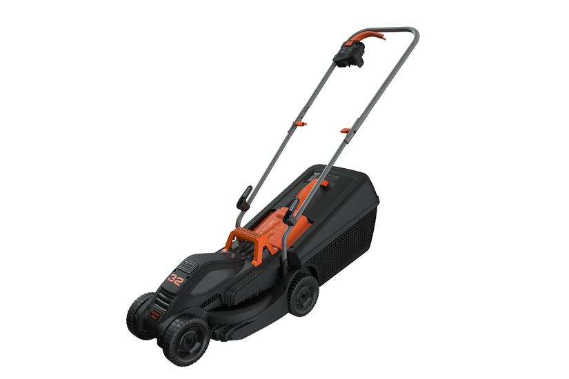 BLACK + DECKER Lawnmower BEMW351, 32cmÃÂ (black / orange, 1,000 watts)