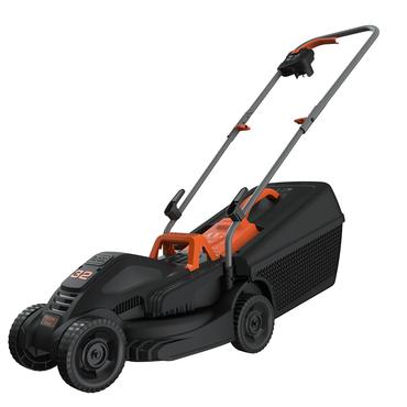 BLACK + DECKER Lawnmower BEMW351, 32cmÃÂ (black / orange, 1,000 watts)