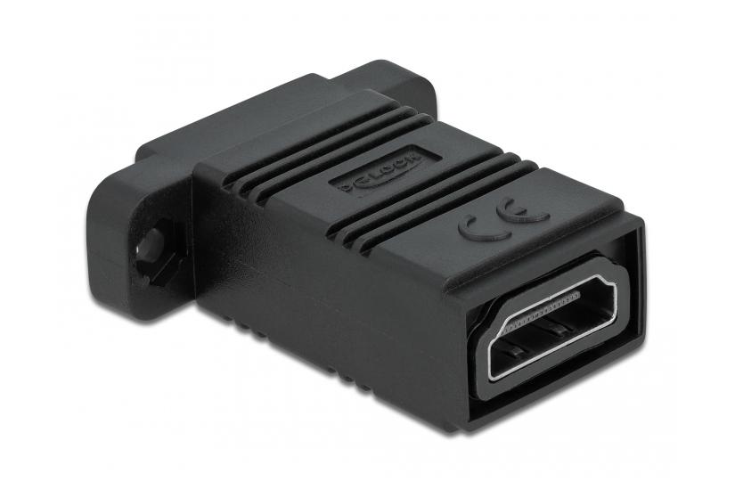 Delock Easy 45 - sn&auml;ppbar modul - svart