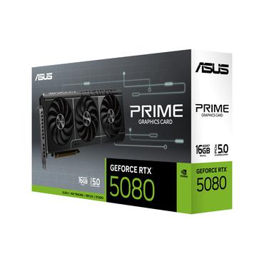 ASUS PRIME GeForce RTX 5080 16GB Grafikkort - 16GB GDDR7 - NVIDIA RTX 5080 - PCI Express 5.0