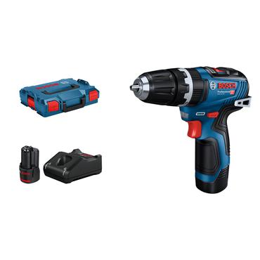 Bosch GSB 12V-35 Professional - borr/drivare - sladdl&ouml;s - 2 hastigheter - 2 batterier
