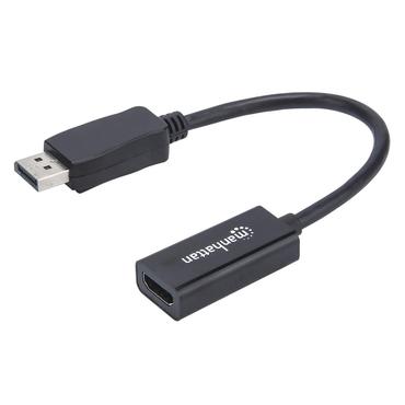 Manhattan 151634 videokabel adapter 0,15 m HDMI Type A (Standard) DisplayPort Sort