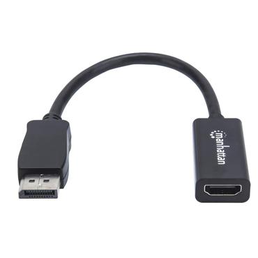 Manhattan 151634 videokabel adapter 0,15 m HDMI Type A (Standard) DisplayPort Sort
