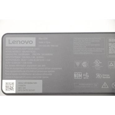 Lenovo PD,65W,20/15/9/5V,2P,WW,ACB (5A10W86262)