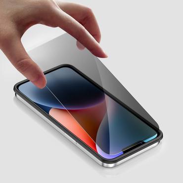4smarts Second Glass Privacy mit Montagerahmen iPhone 16e
