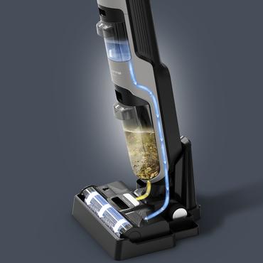 Rowenta X-Clean 4 GZ5035WO stav st&oslash;vsuger & elektrisk kost Stick vakuum Batteri T&oslash;r&v&aring;d Skum Posel&oslash;s 200 W Gr&aring;