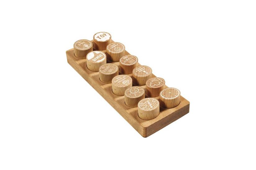 COLOP WOODIES Stempel-Set "Lehrer-Motiv" retail