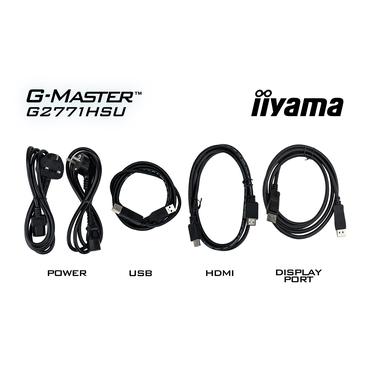 iiyama G-MASTER G2771HSU-B1 computersk&aelig;rm 68,6 cm (27") 1920 x 1080 pixel Fuld HD Sort