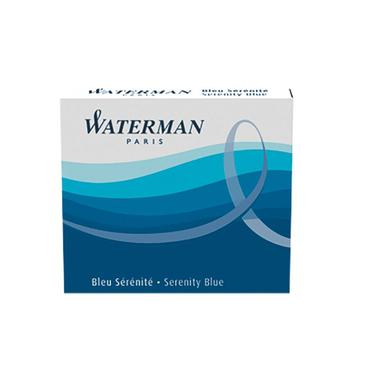 Waterman S0110950 genopfyldelig pen Blå 6 stk