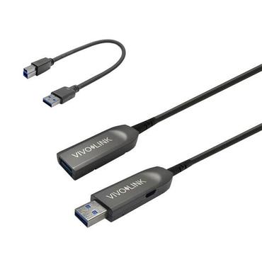 Vivolink PROUSB3AAF40 USB-kabel 40 m USB 3.2 Gen 1 (3.1 Gen 1) USB A Sort