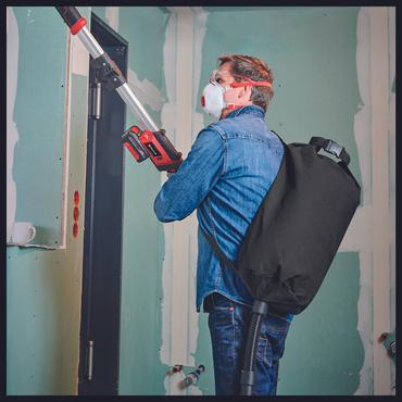 Einhell TE-DW 18/225 Li - Solo Sort, Rød