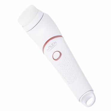 Adler AD 2178 børste til ansigtsrensning Vibrerende & roterende børste Hvid Batteri