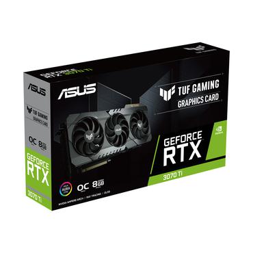 ASUS TUF-RTX3070TI-O8G-GAMING Grafikkort - 8GB GDDR6X
