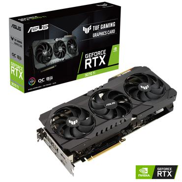 ASUS TUF-RTX3070TI-O8G-GAMING Grafikkort - 8GB GDDR6X