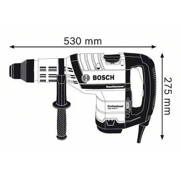 Bosch GBH 8-45 D Professional - roterende hammer - 1500 W