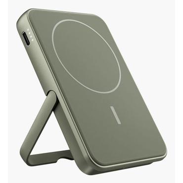 Fresh 'n Rebel 2pbm5000dg powerbank Lithium polymer (LiPo) 5000 mAh Trådløs opladning Grøn