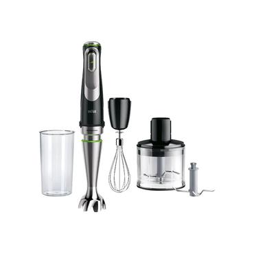 Braun Multiquick 9 MQ 9135XI - stavblender - premium sort/b&oslash;rstet rustfrit st&aring;l
