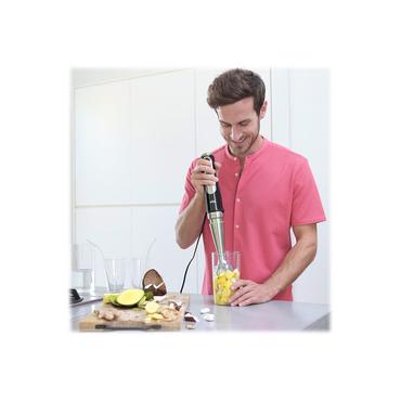 Braun Multiquick 9 MQ 9135XI - stavblender - premium sort/b&oslash;rstet rustfrit st&aring;l