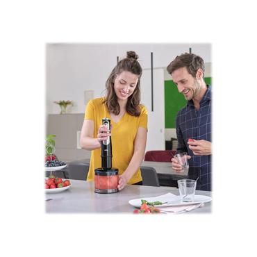 Braun Multiquick 9 MQ 9135XI - stavblender - premium sort/b&oslash;rstet rustfrit st&aring;l