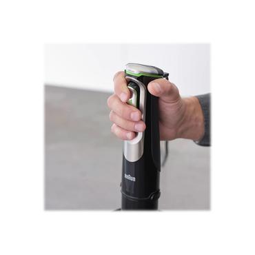 Braun Multiquick 9 MQ 9135XI - stavblender - premium sort/b&oslash;rstet rustfrit st&aring;l