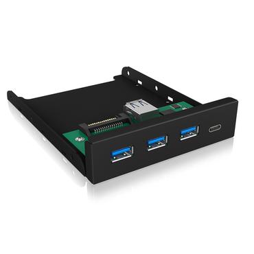 ICY BOX IB-HUB1418-i3 - hub - 4 porte - plug-in modul