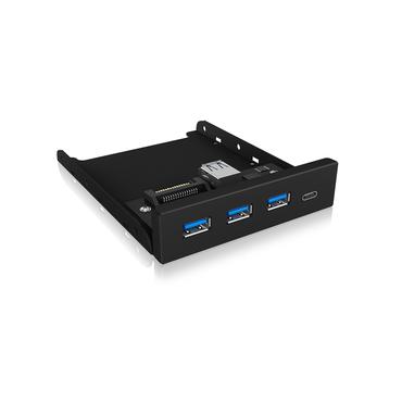 ICY BOX IB-HUB1418-i3 - hub - 4 porte - plug-in modul