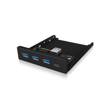 ICY BOX IB-HUB1418-i3 - hub - 4 porte - plug-in modul