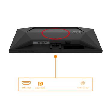 AOC Gaming Q24G4RE sk&aelig;rm - WLED - 24" - NVIDIA G-SYNC Compatible - Fast IPS - 1ms,0.5ms - QHD 2560x1440 ved 180Hz