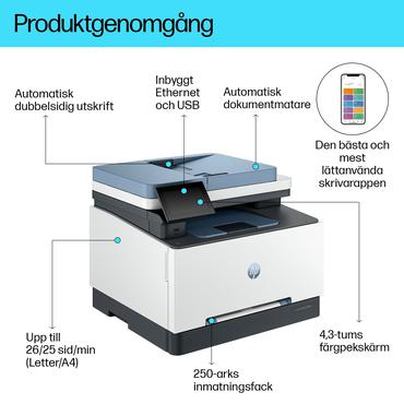 HP Color LaserJet Pro MFP 3302fdn - multifunktionsprinter - farve