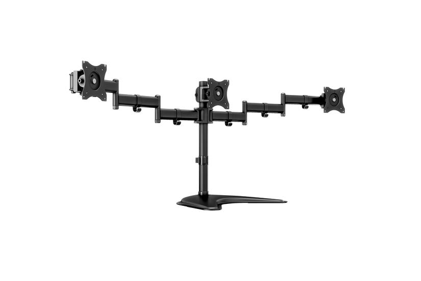 Multibrackets M Deskstand Basic Triple monteringssats - f&ouml;r 3 LCD-bildsk&auml;rmar - svart