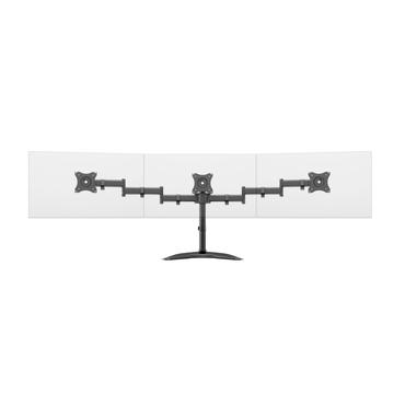 Multibrackets M Deskstand Basic Triple monteringssats - f&ouml;r 3 LCD-bildsk&auml;rmar - svart