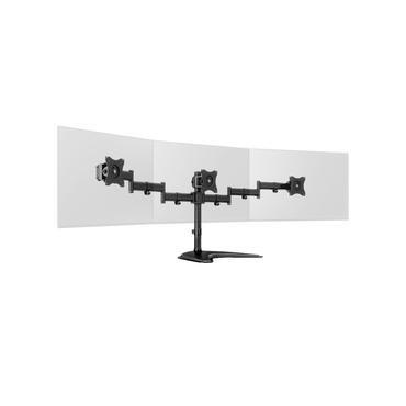 Multibrackets M Deskstand Basic Triple monteringssats - f&ouml;r 3 LCD-bildsk&auml;rmar - svart