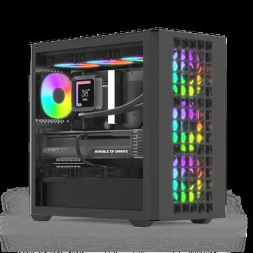 Aerocool Chassi - Mini Tower - Micro ATX, Mini-ITX - 16,6 cm - 41 cm - 5 - 120,140 mm