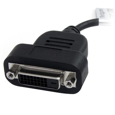 StarTech.com DisplayPort till DVI-adapter - Aktiv DisplayPort till DVI-D-adapter/videokonverterare 1080p - DP 1.2 till DVI-sk&auml;rmkabel adapterdongel - DP till DVI-adapter - L&aring;sande DP-kontakt - DisplayPort-adapter - 20 cm