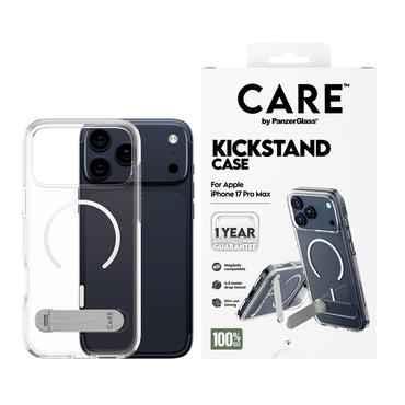 PanzerGlass CARE&trade; by &reg; Case Transparent m. Kickstand & MagSafe iPhone 17 Pro Max