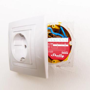 Shelly Wave 1 PM, relay (red, one channel)