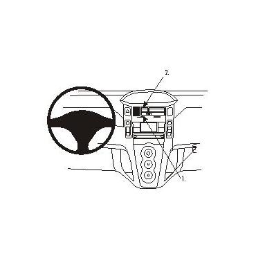 Brodit ProClip Center mount - montering för mobiltelefon