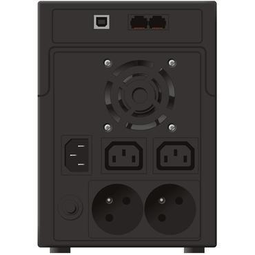 PowerWalker VI 2200 SH UPS-enhed Interaktivt indgangsstik 2,2 kVA 1200 W 4 AC stikkontakt(er)