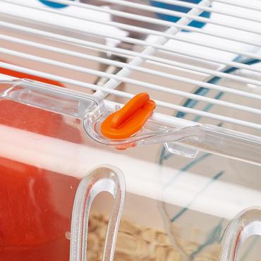 Ferplast Combi 1 Hamster Transparent, Hvid