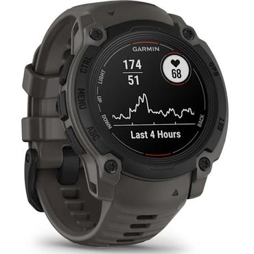 Garmin Instinct E - svart fiberf&ouml;rst&auml;rkt polymer - Ja smart klocka med band - tr&auml;kol - 128 MB
