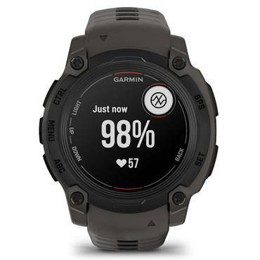 Garmin Instinct E - svart fiberf&ouml;rst&auml;rkt polymer - Ja smart klocka med band - tr&auml;kol - 128 MB