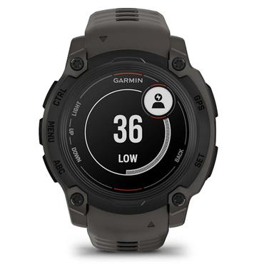 Garmin Instinct E - svart fiberf&ouml;rst&auml;rkt polymer - Ja smart klocka med band - tr&auml;kol - 128 MB