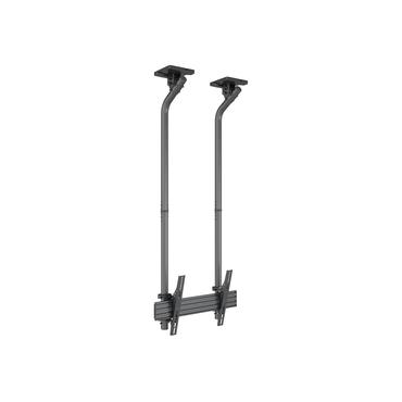 Multibrackets M Pro Series MBC1USDGC 600 monteringss&aelig;t - enkeltside - for LCD display - 1,5 m l&aelig;ngde, tilt armer, VESA maks 600 x 400 - sort