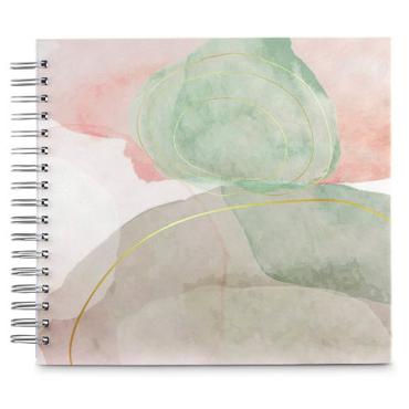 Hama Watercolor gr&uuml;n       28x24 50 ws. Seiten Spiral-Album  7603