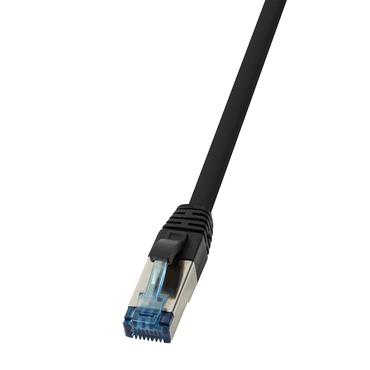 LogiLink CQ6095S netværkskabel Sort 10 m Cat6a S/FTP (S-STP)
